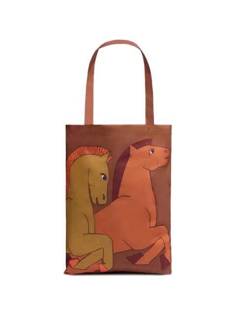 Inoui Editions sac à main Cavale à imprimé graphique