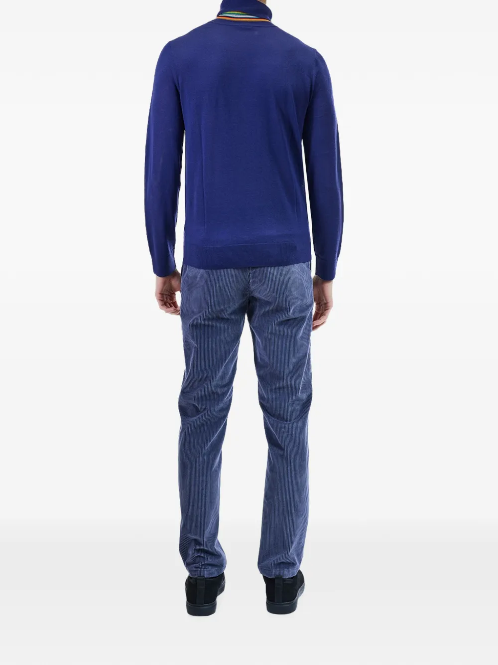 Paul Smith Signature Stripe trui van merinowol Blauw