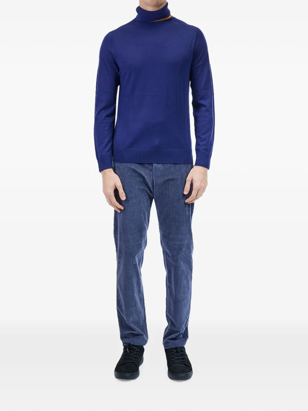 Paul Smith Signature Stripe trui van merinowol Blauw