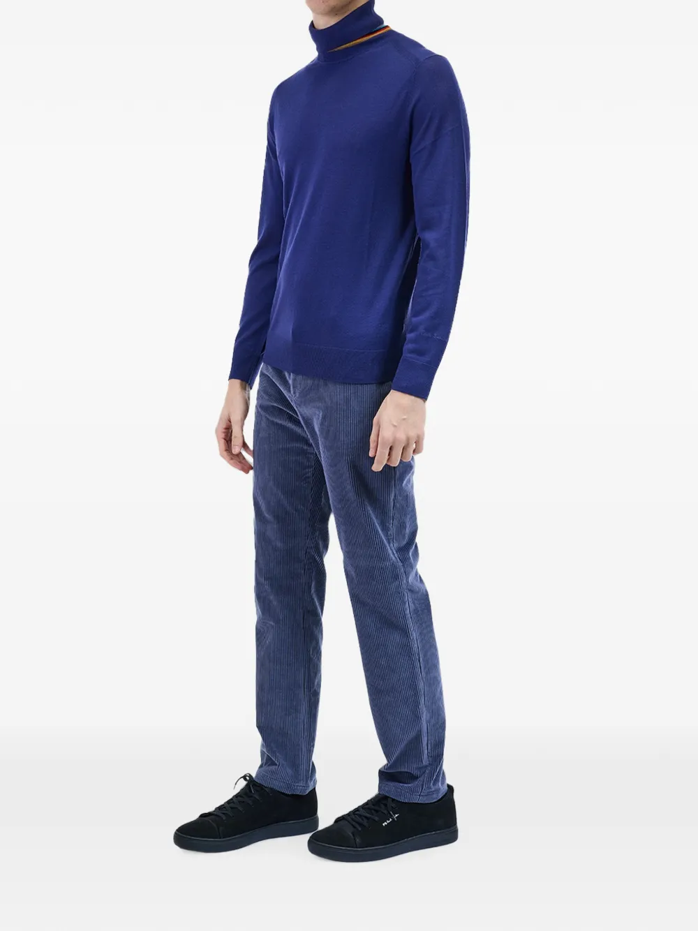 Paul Smith Signature Stripe trui van merinowol Blauw