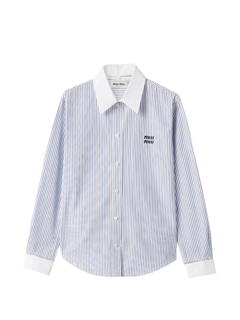 Miu Miu striped shirt - Weiß