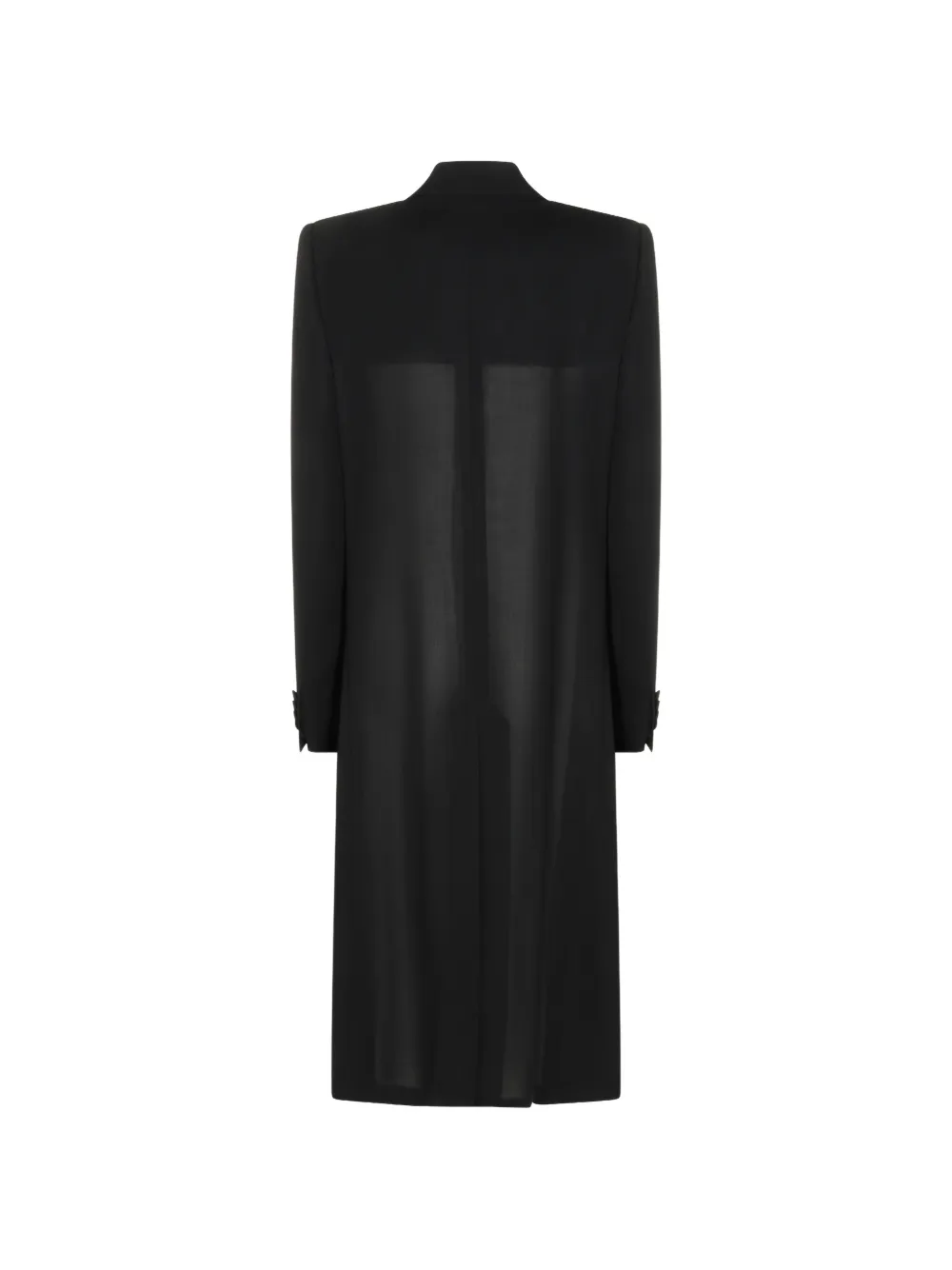 TOM FORD Mantel met dubbele rij knopen Zwart