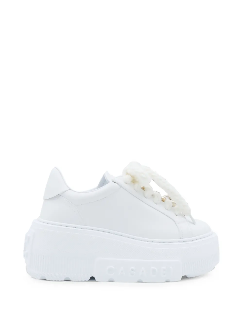 Casadei Nexus chain-link chunky-sole sneakers Wit