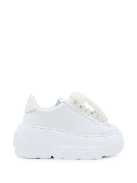 Casadei zapatillas Nexus con cadena y suela gruesa