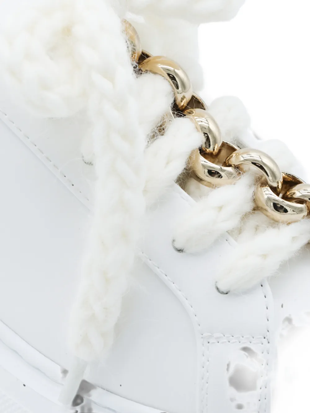 Casadei Nexus chain-link chunky-sole sneakers Wit