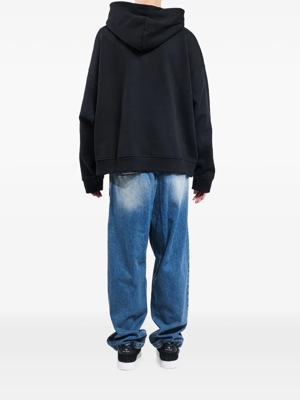 Versace Jeans Couture Cabinet De Curiosité hoodie met vlinderprint Zwart