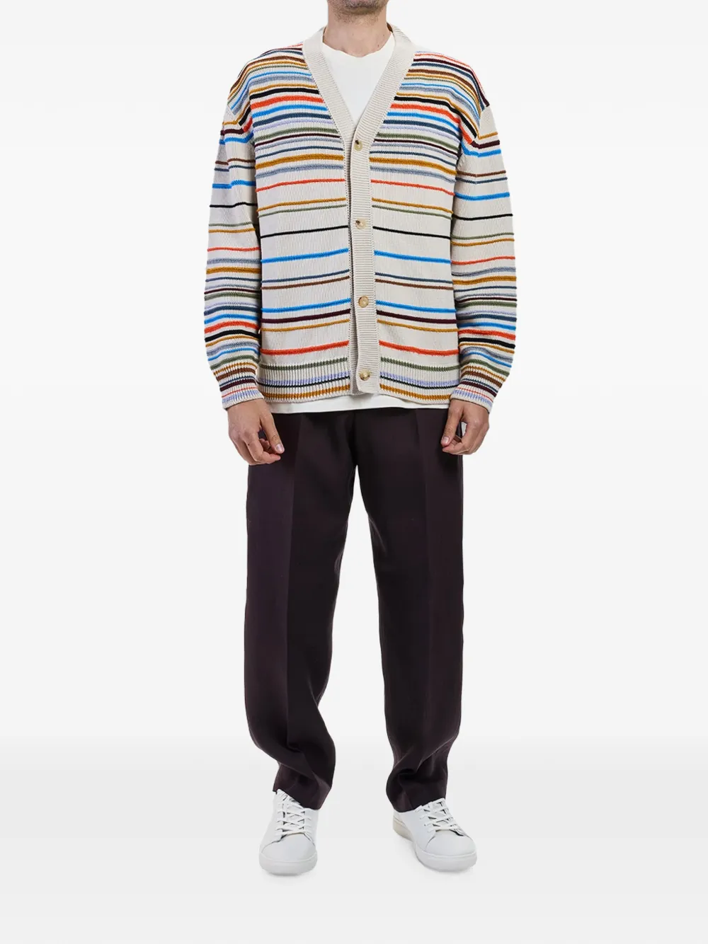 Paul Smith Cairo Stripe vest Beige