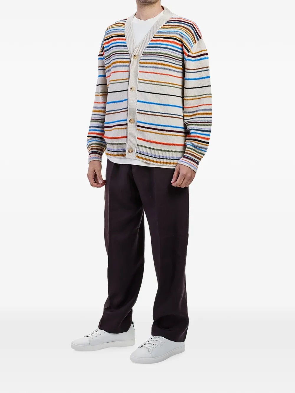 Paul Smith Cairo Stripe vest Beige