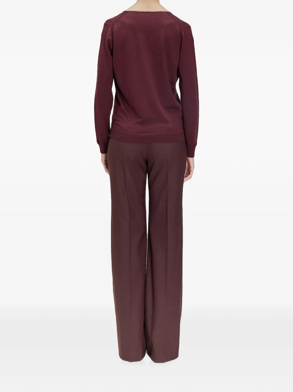 Paul Smith Trui met V-hals en kenmerkende streep Rood