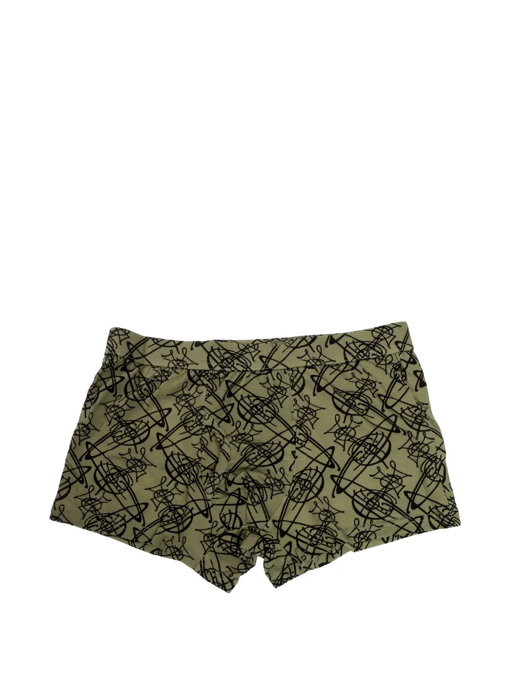 Vivienne Westwood boxer à logo imprimé - Vert Vivienne Westwood boxer à logo imprimé - Vert
