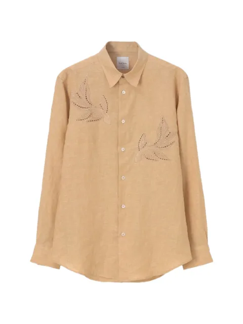 Paul Smith Kingyo embroidered linen shirt