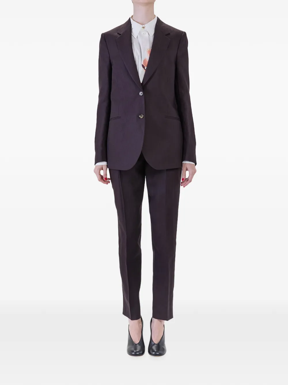 Paul Smith Linnen blazer Paars