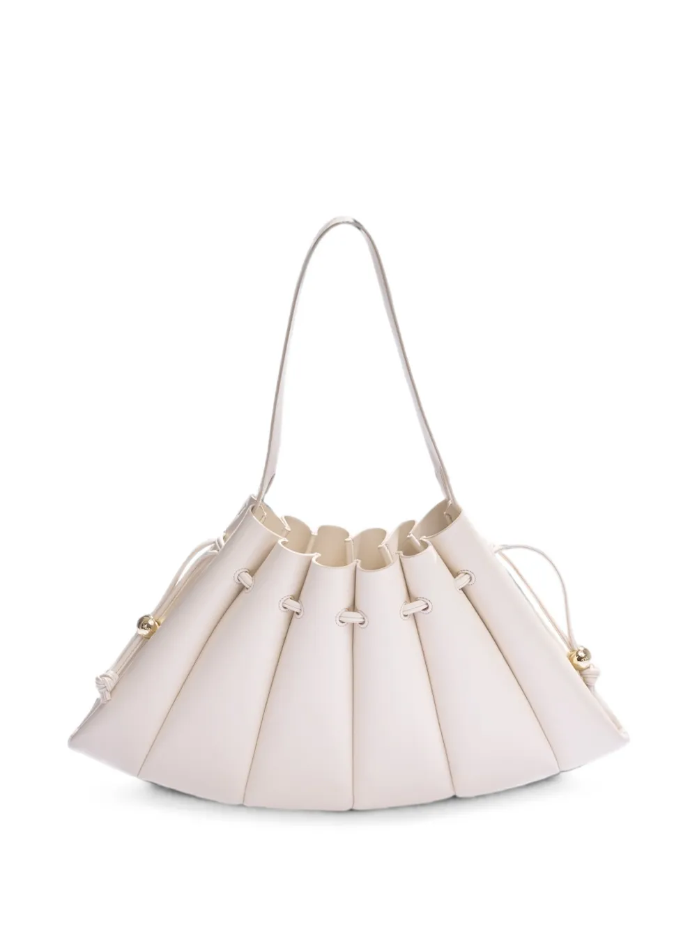 Themoirè Calipso Pleated Shoulder Bag In Neutrals