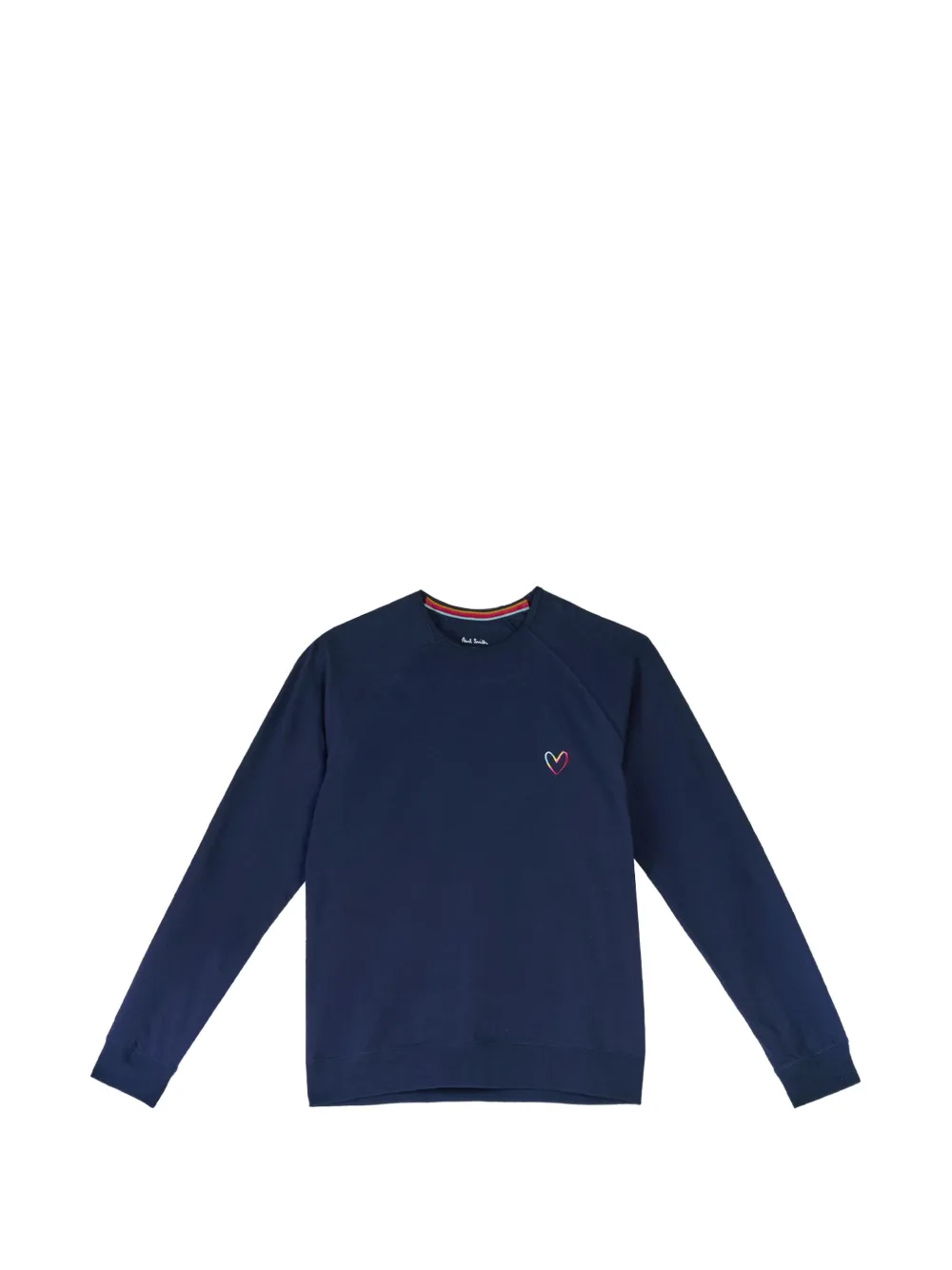 Paul Smith Swirl Heart Sweatshirt In Blue