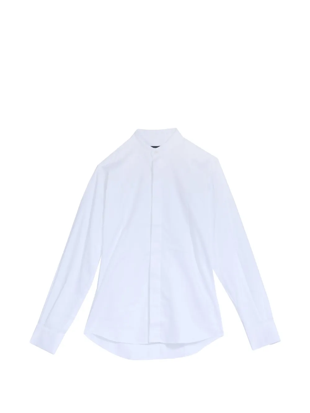 Karl Lagerfeld bib-front mandarin-collar shirt