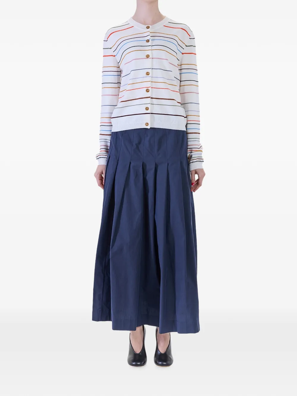 Paul Smith Gestreept vest met ronde hals Wit