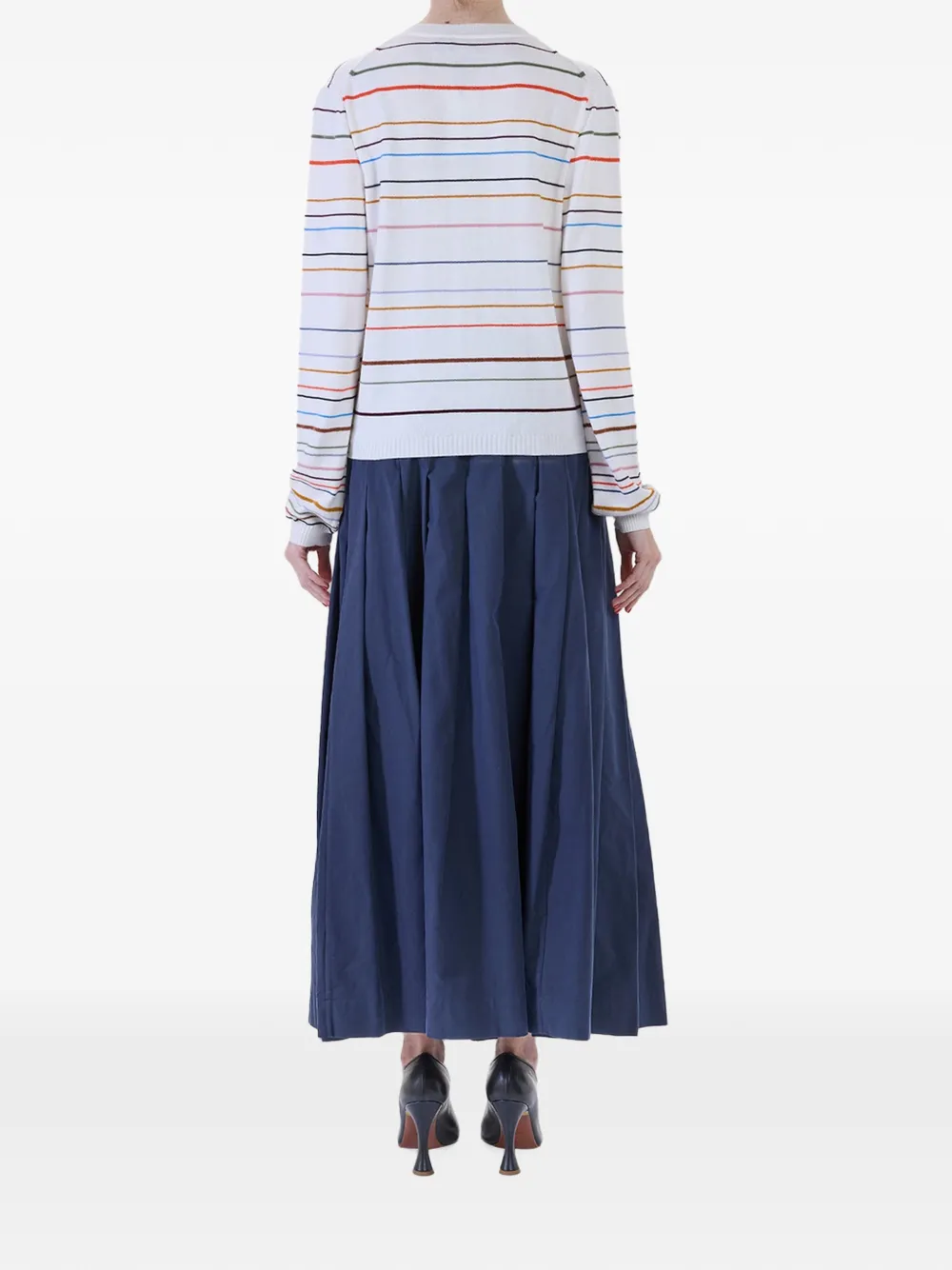 Paul Smith Gestreept vest met ronde hals Wit