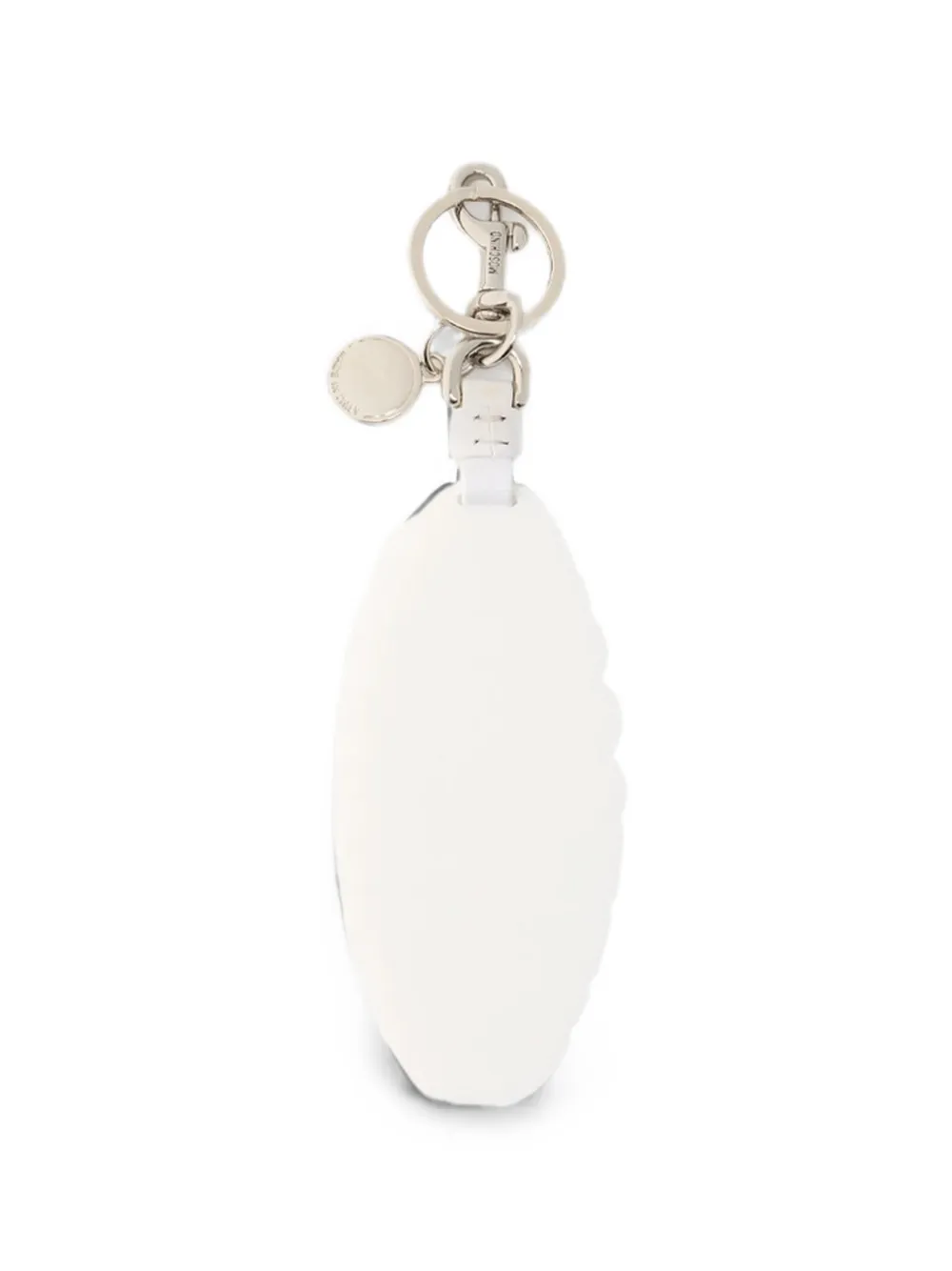 Moschino Sleutelhanger met logo Wit