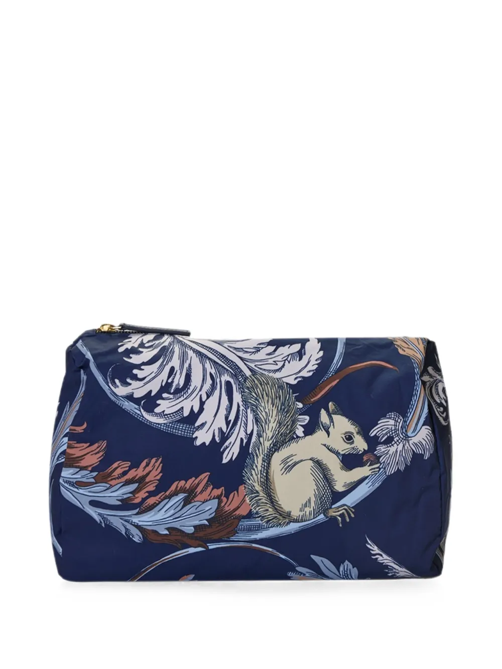 Inoui Editions Trousse make up Rococo con stampa - Blu