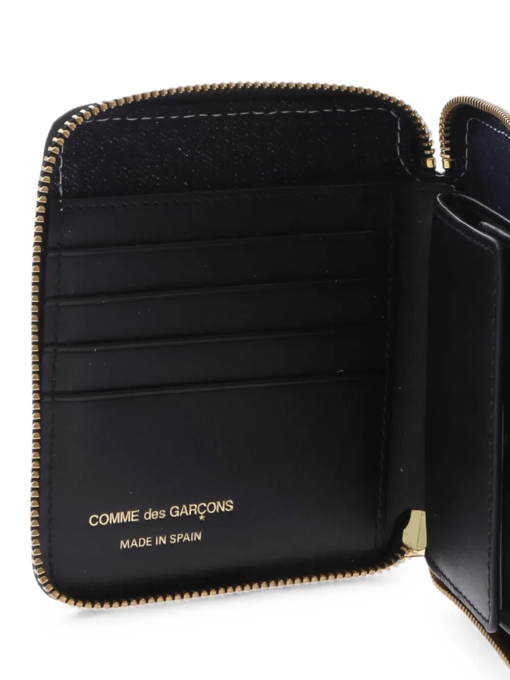 Comme Des Garçons Denim Zip-around Wallet in Blue, view 3