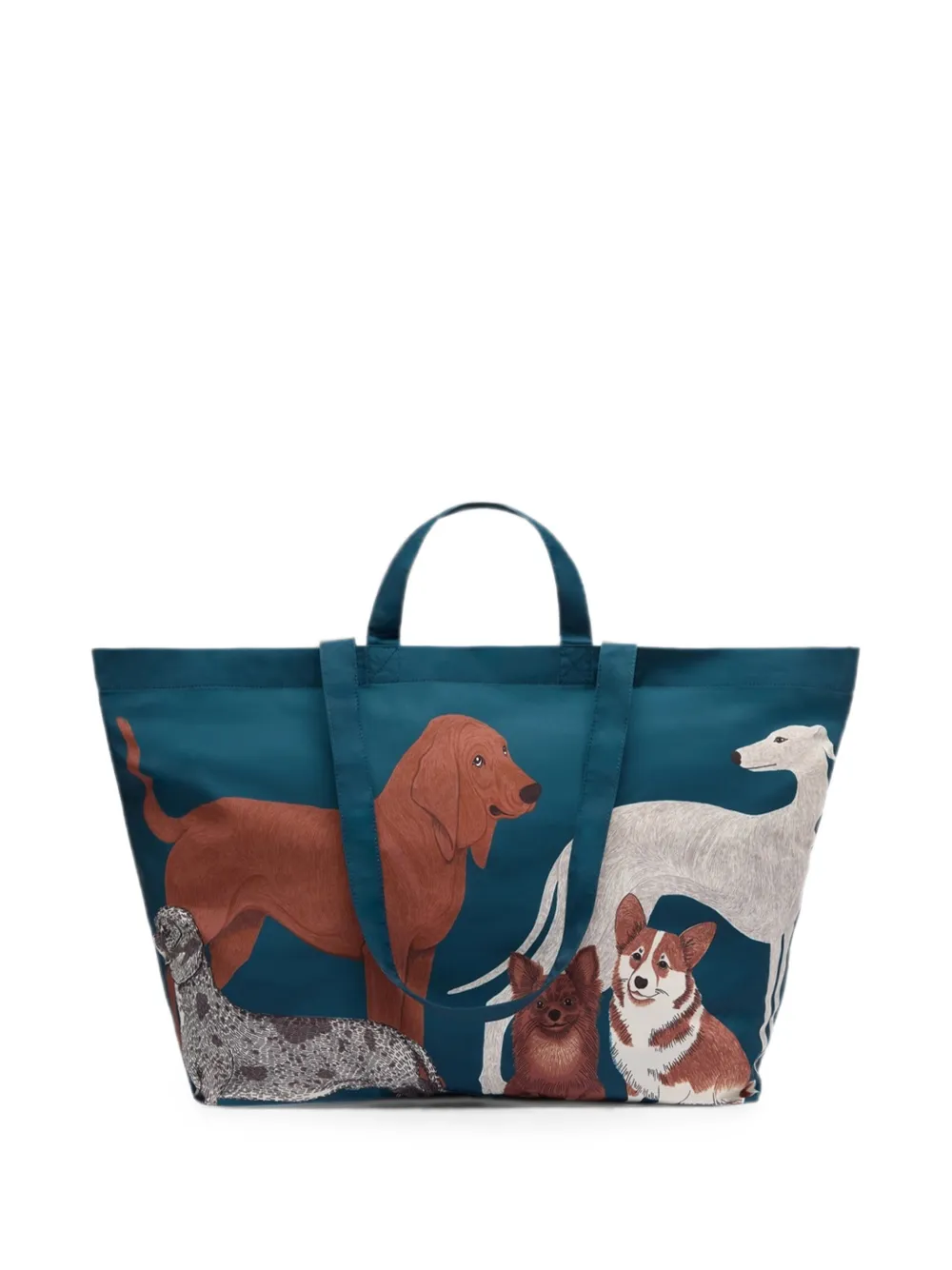 Inoui Editions Large Tou Tou Graphic-print Tote Bag In Blue