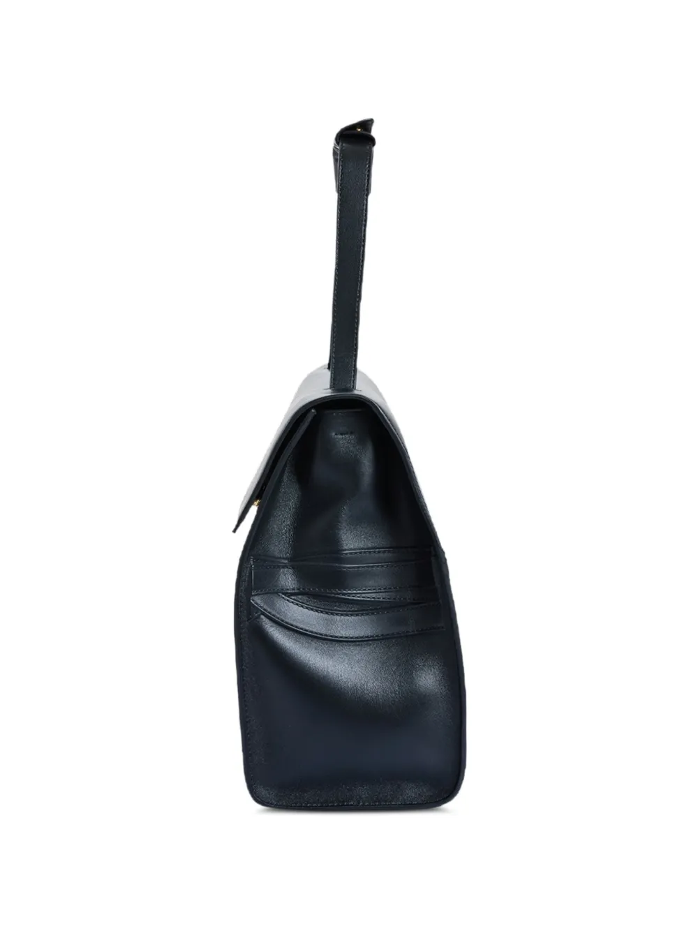 Moschino Grote Tie Me schoudertas met reliëf Zwart