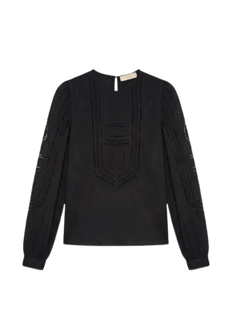 Ulla Johnson Marlowe broderie-anglaise pintuck-detail blouse