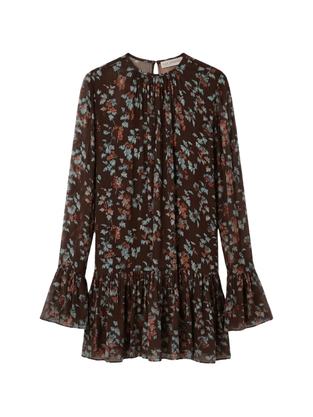Ulla Johnson Emmeline floral-print ruffled mini dress Bruin
