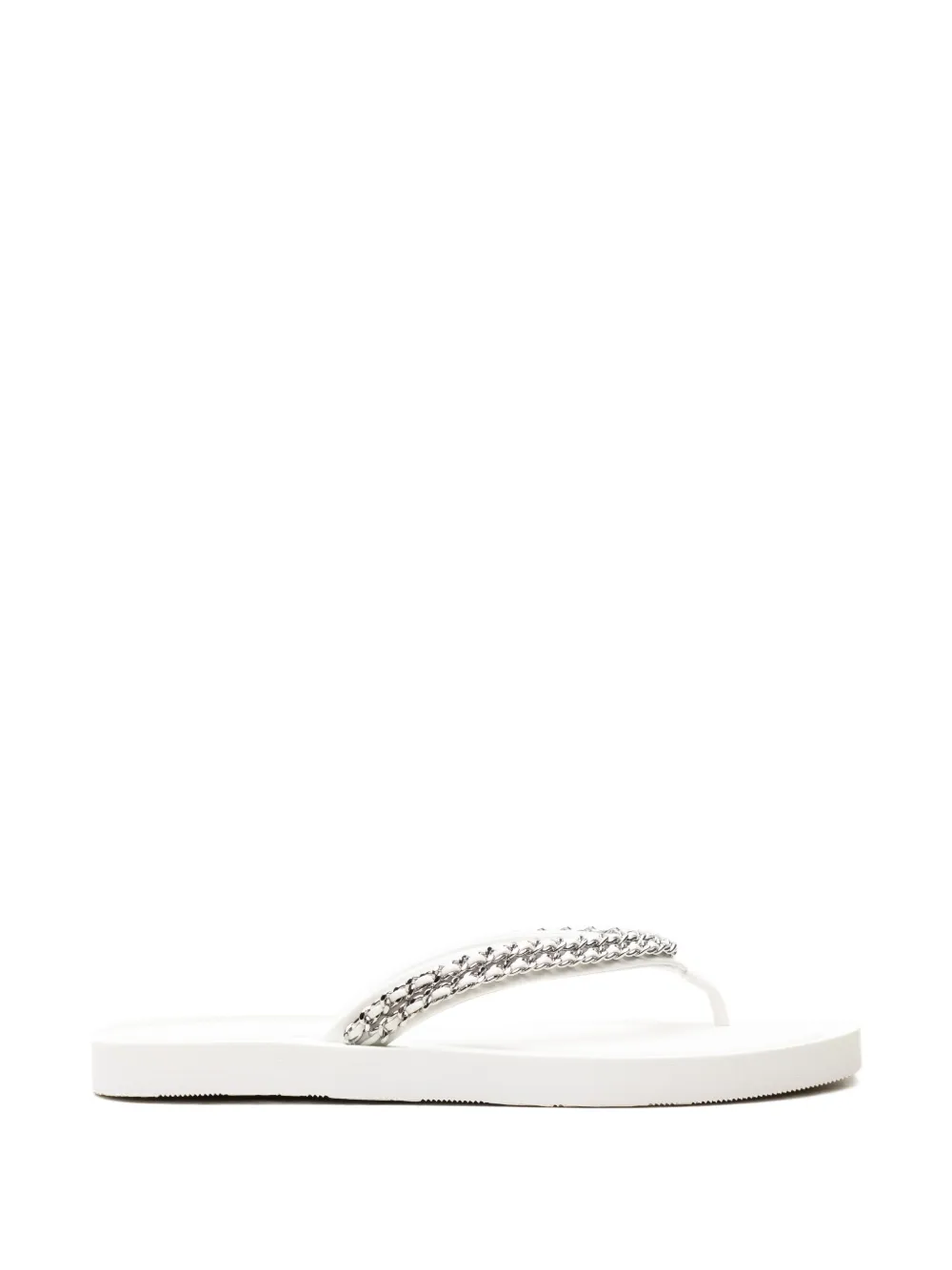 Tory Burch Kira chain flip-flops - Weiß