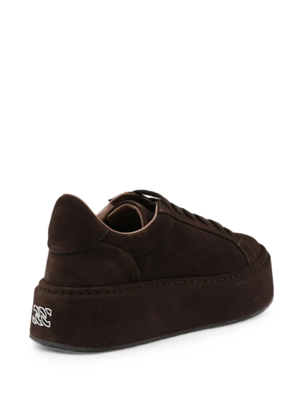Casadei suede platform sneakers Bruin