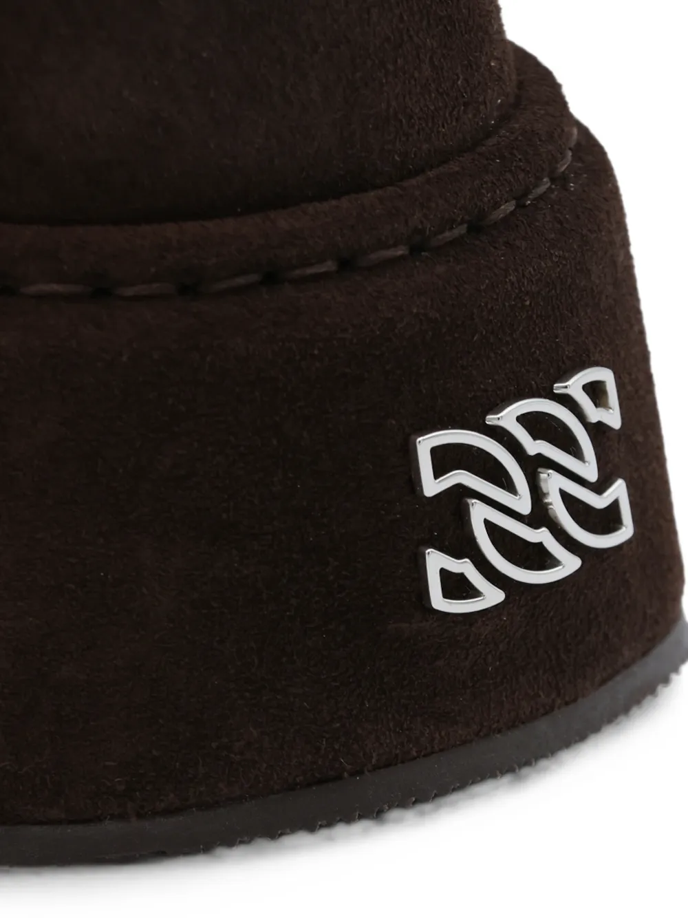 Casadei suede platform sneakers Bruin