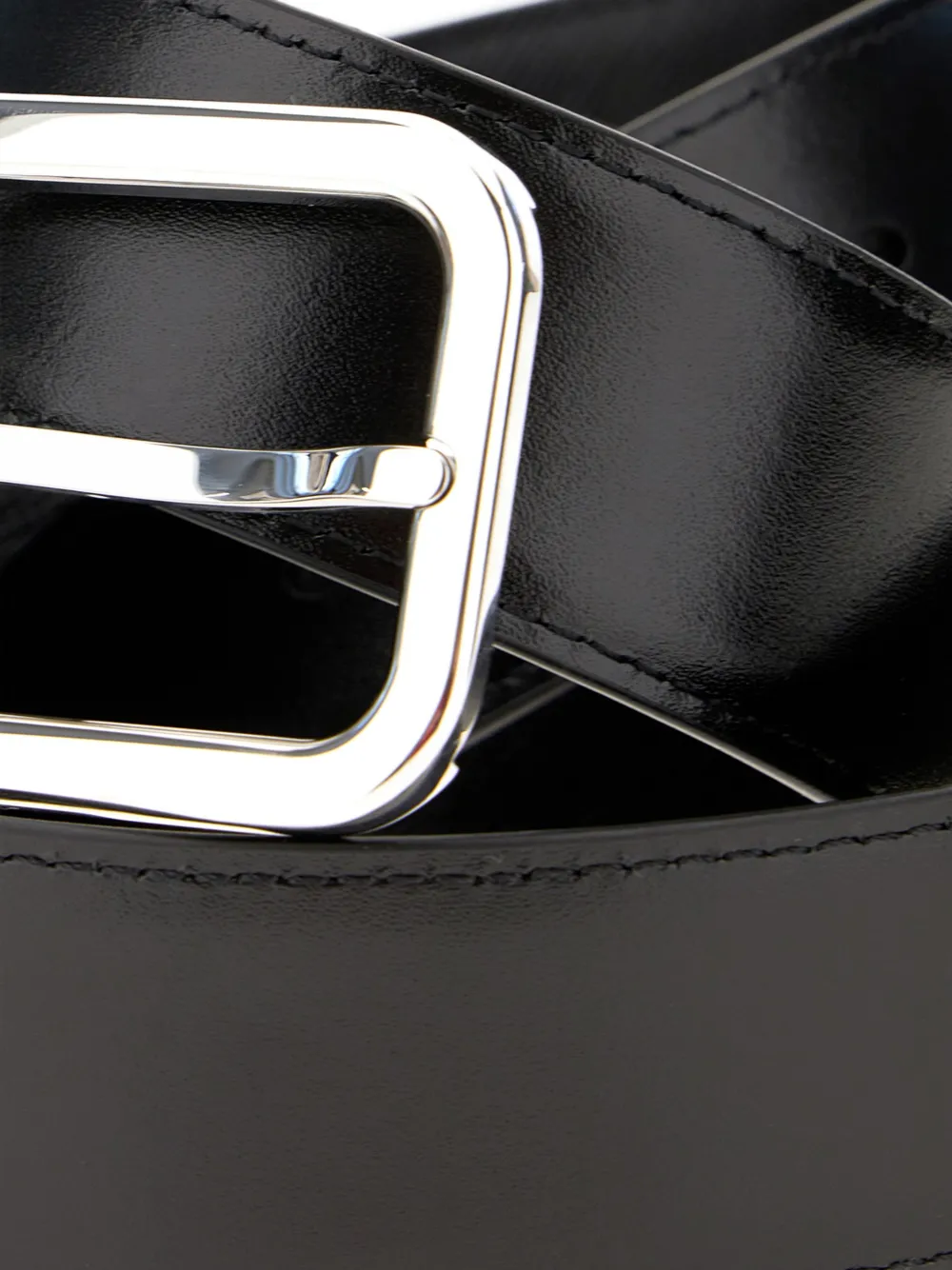 Montblanc Omkeerbare kalfsleren riem Zwart