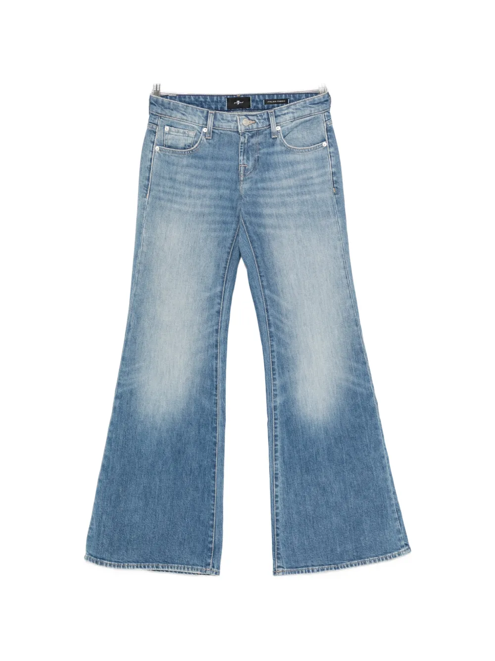 7 For All Mankind Ausgestelle Jeans - Blau