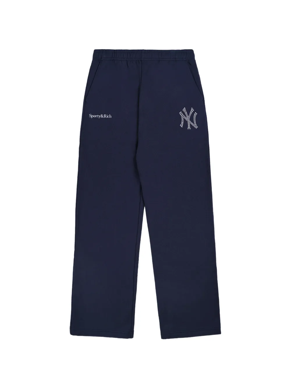 Sporty & Rich x Yankees Krystal track pants - Blau
