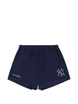 Sporty & Rich Runner Box バイカーショーツ | ブルー | FARFETCH JP