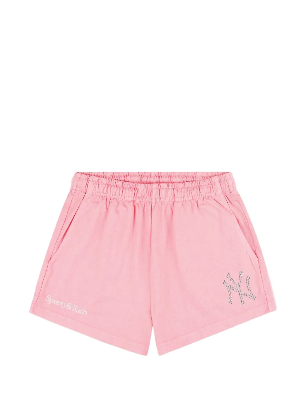 Sporty & Rich Yankees Krystal Disco shorts - Pink