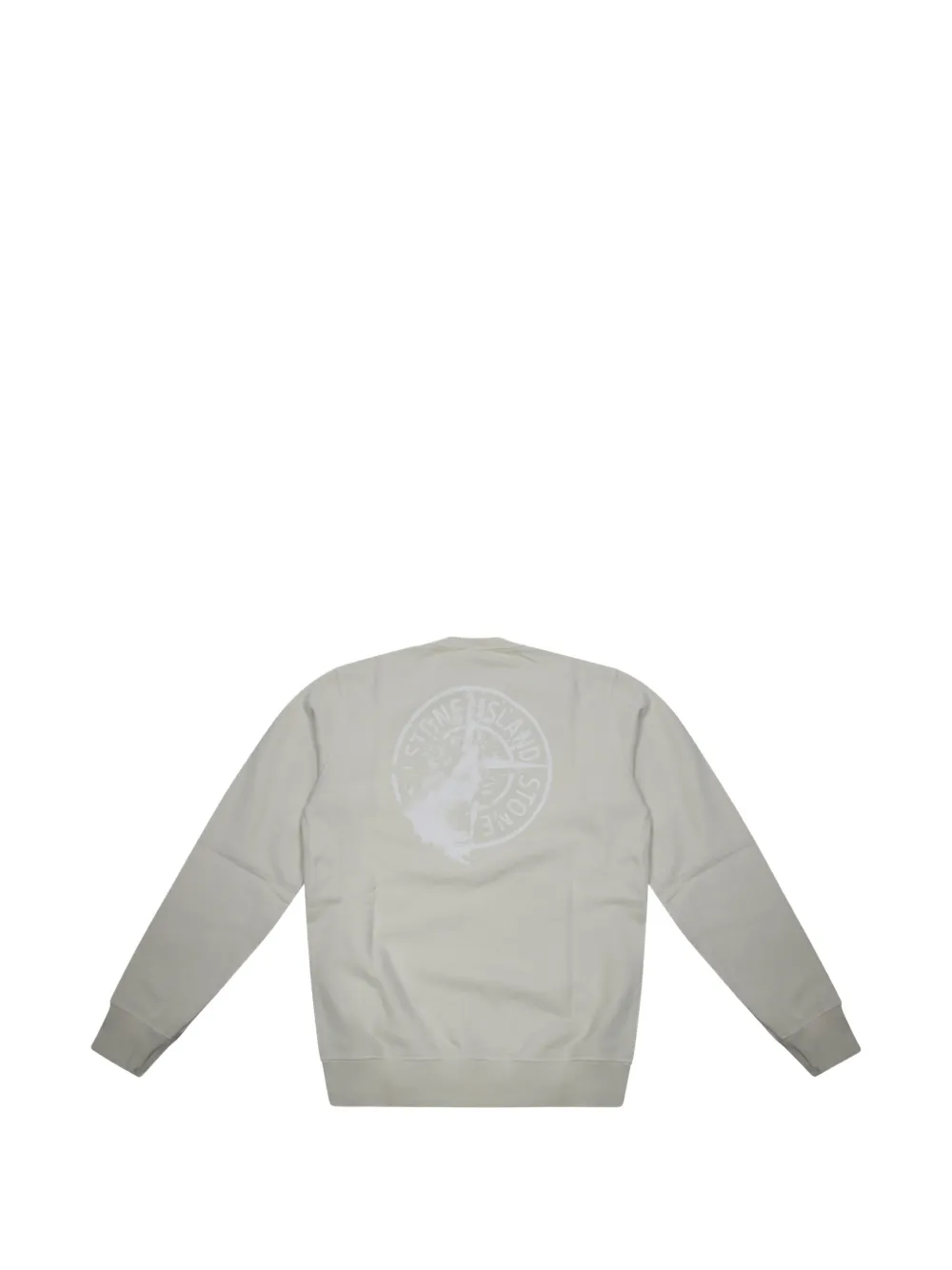 Stone Island Junior Sweater met Compass-logoprint Beige