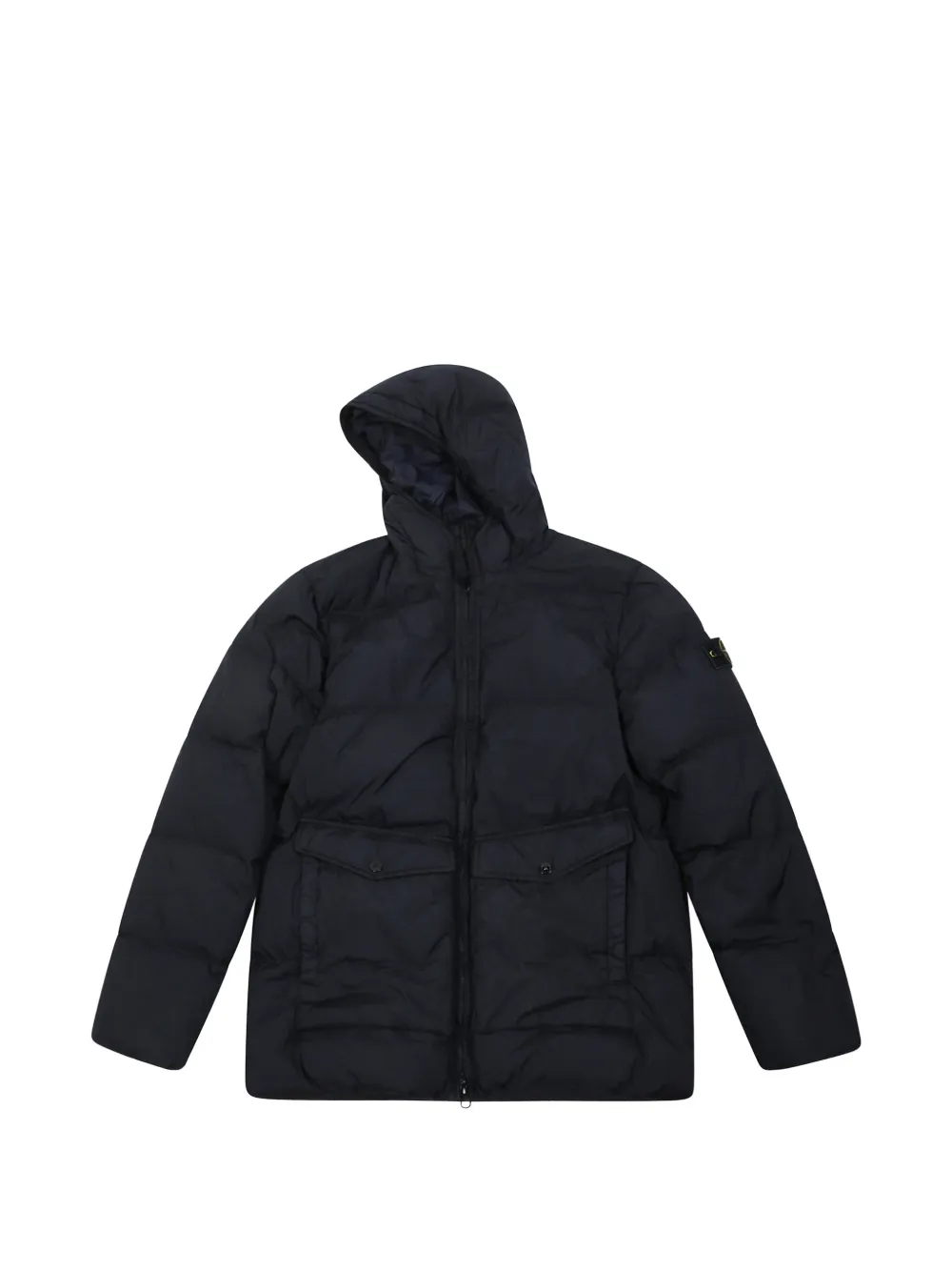 Stone Island Junior padded hooded coat - Blu