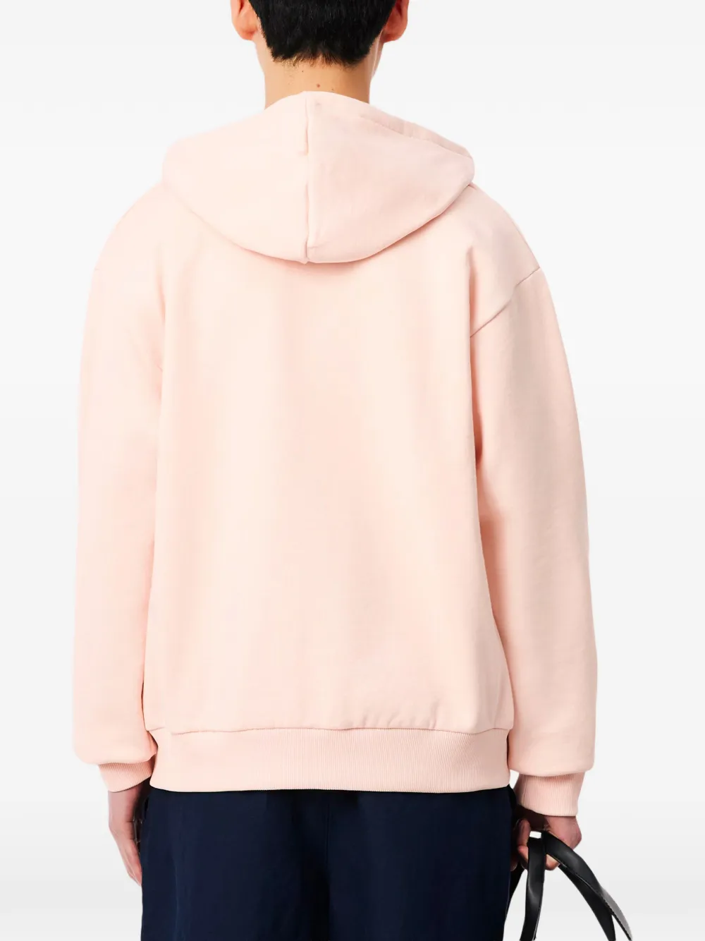Lacoste Hoodie met logopatch Roze