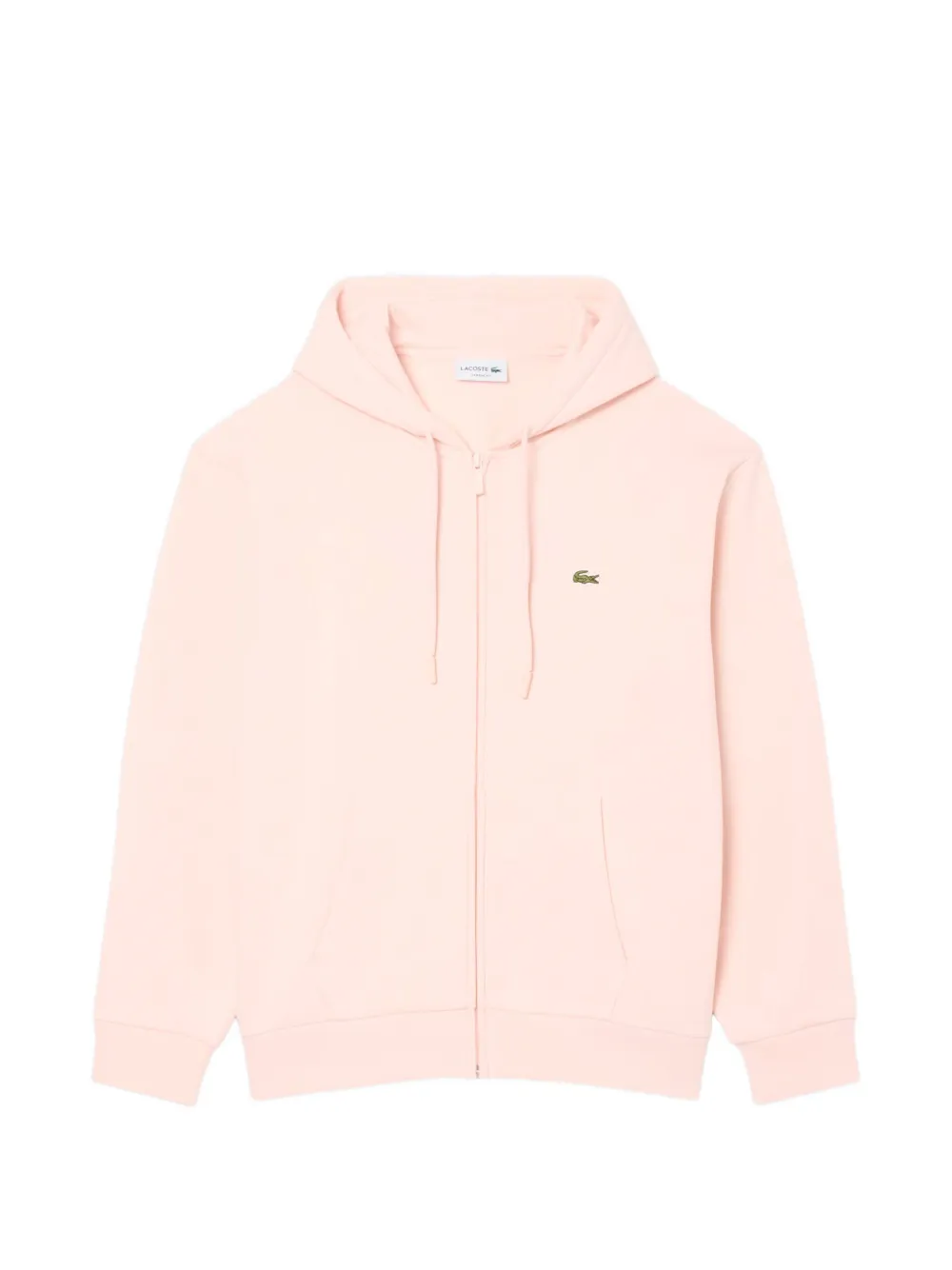 Lacoste Kapuzenjacke mit Logo-Patch - Rosa