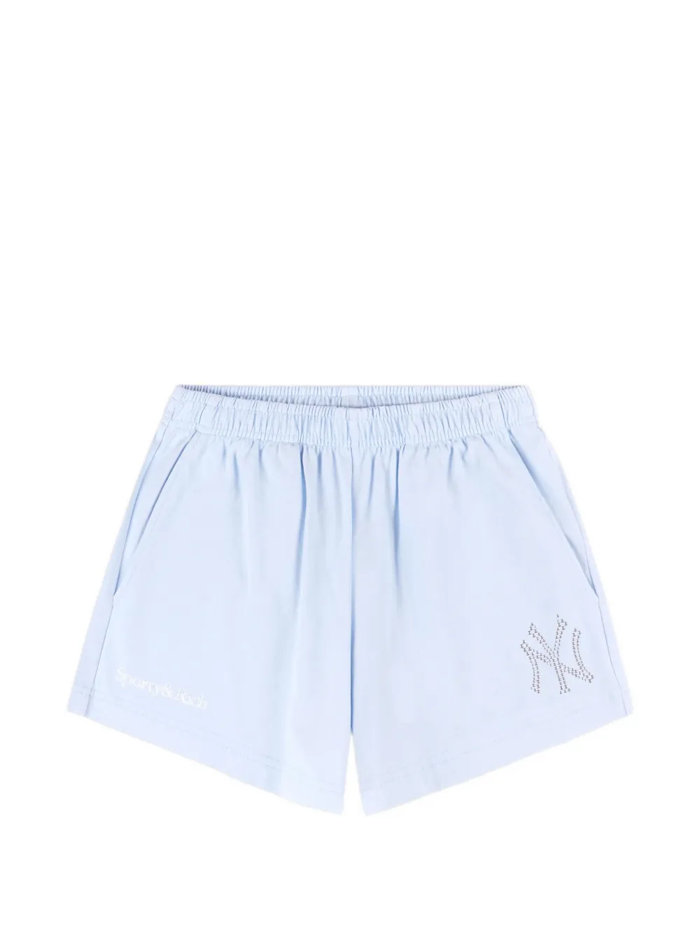 Sporty & Rich Yankees Krystal Disco shorts - Blue