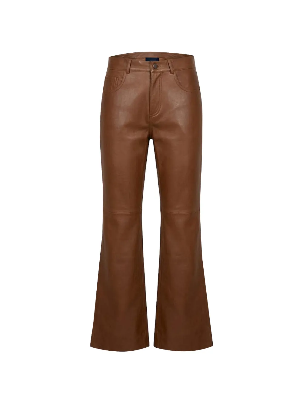 Haikure Flora leather trousers - Marrone