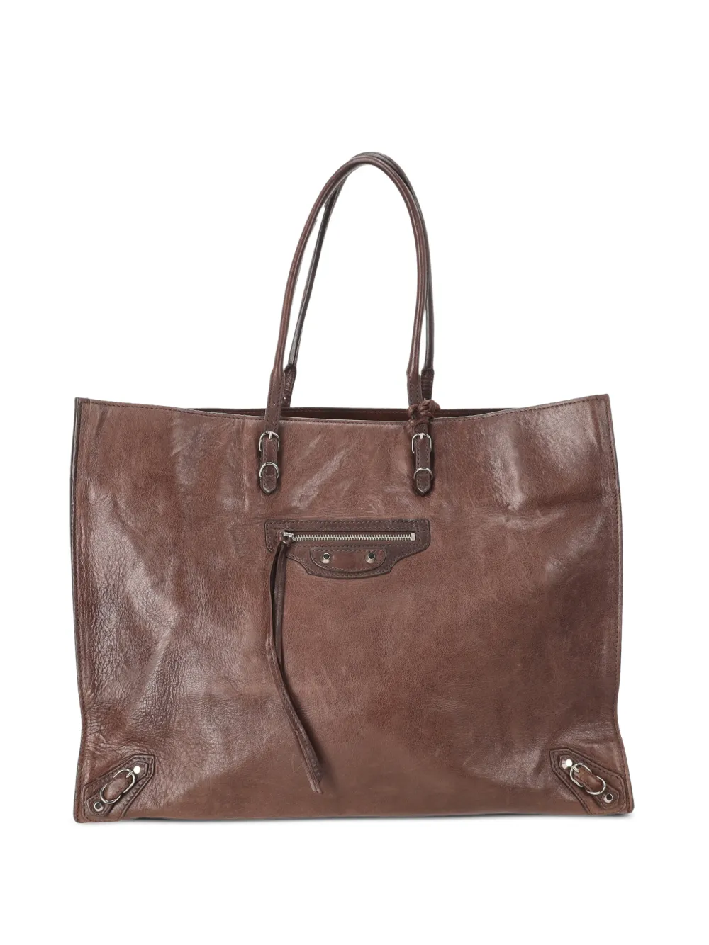 Balenciaga Pre-Owned Papier A4 tote bag - Brown
