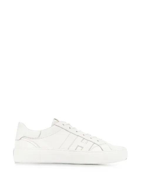 Hogan logo-patch lace-up sneakers
