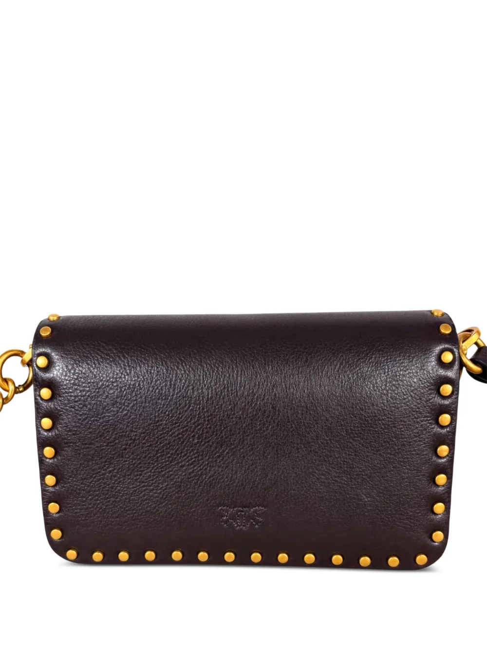 PINKO Love One crossbodytas met studs Bruin