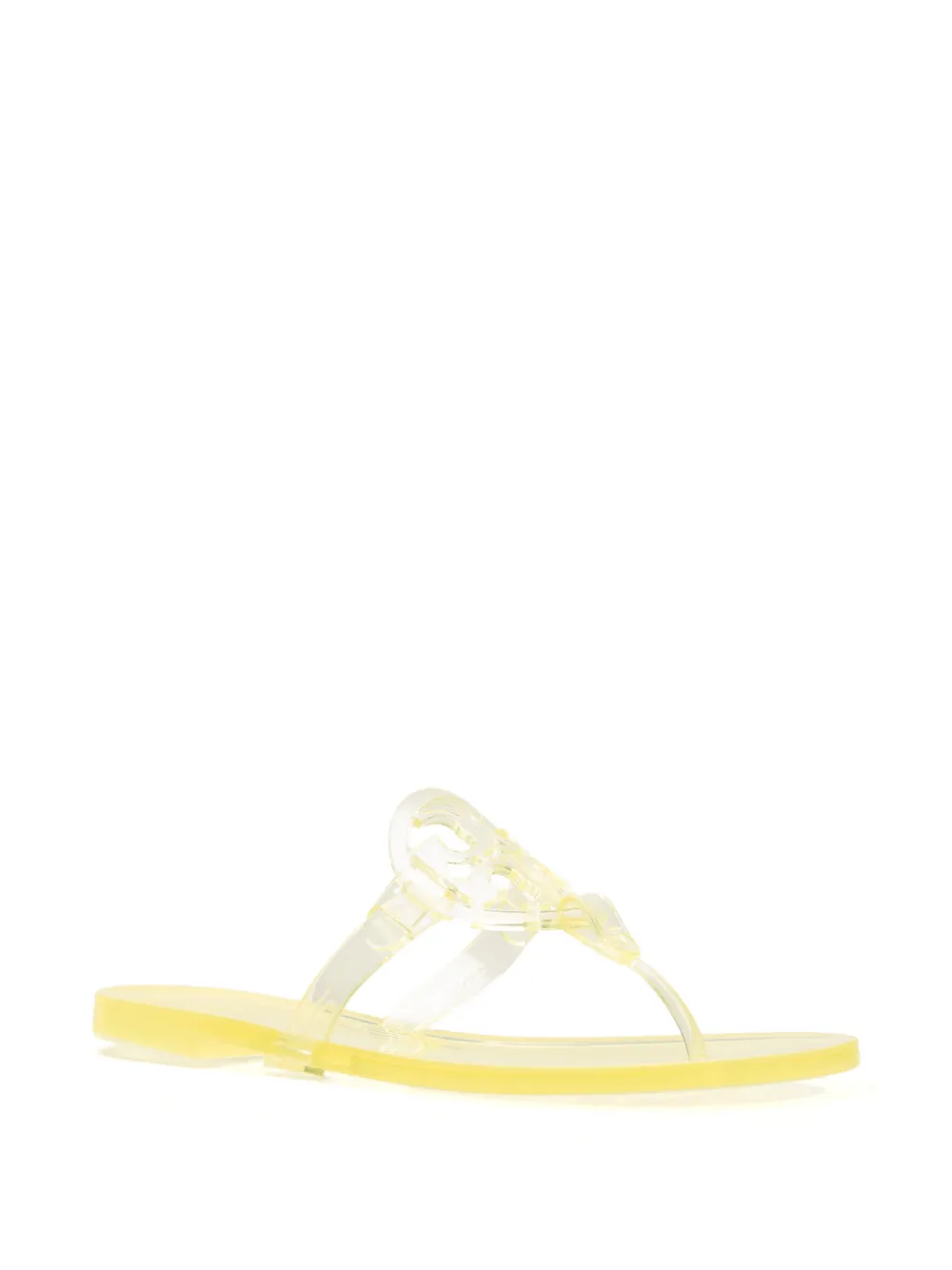 Tory Burch Miller Jelly teenslippers Geel