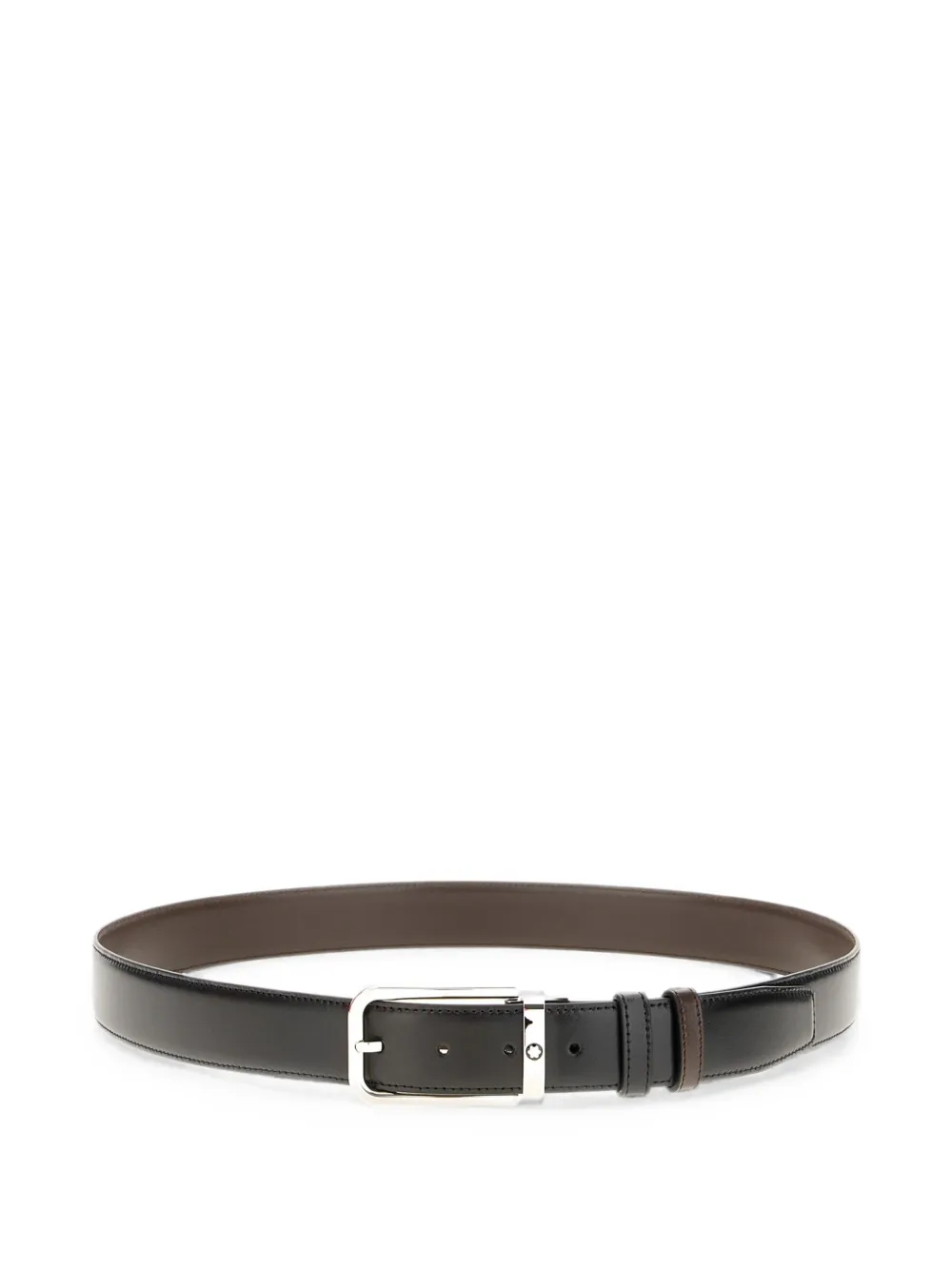 Montblanc reversible calf leather belt - Nero