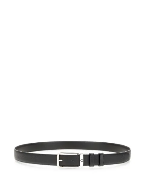 Montblanc reversible textured calf leather belt