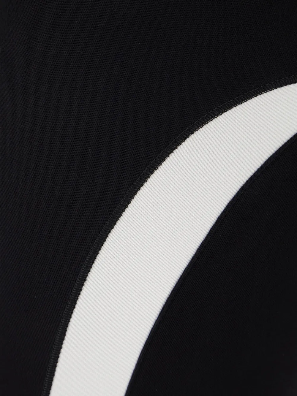 Balenciaga logo-print side-stripe leggings Zwart