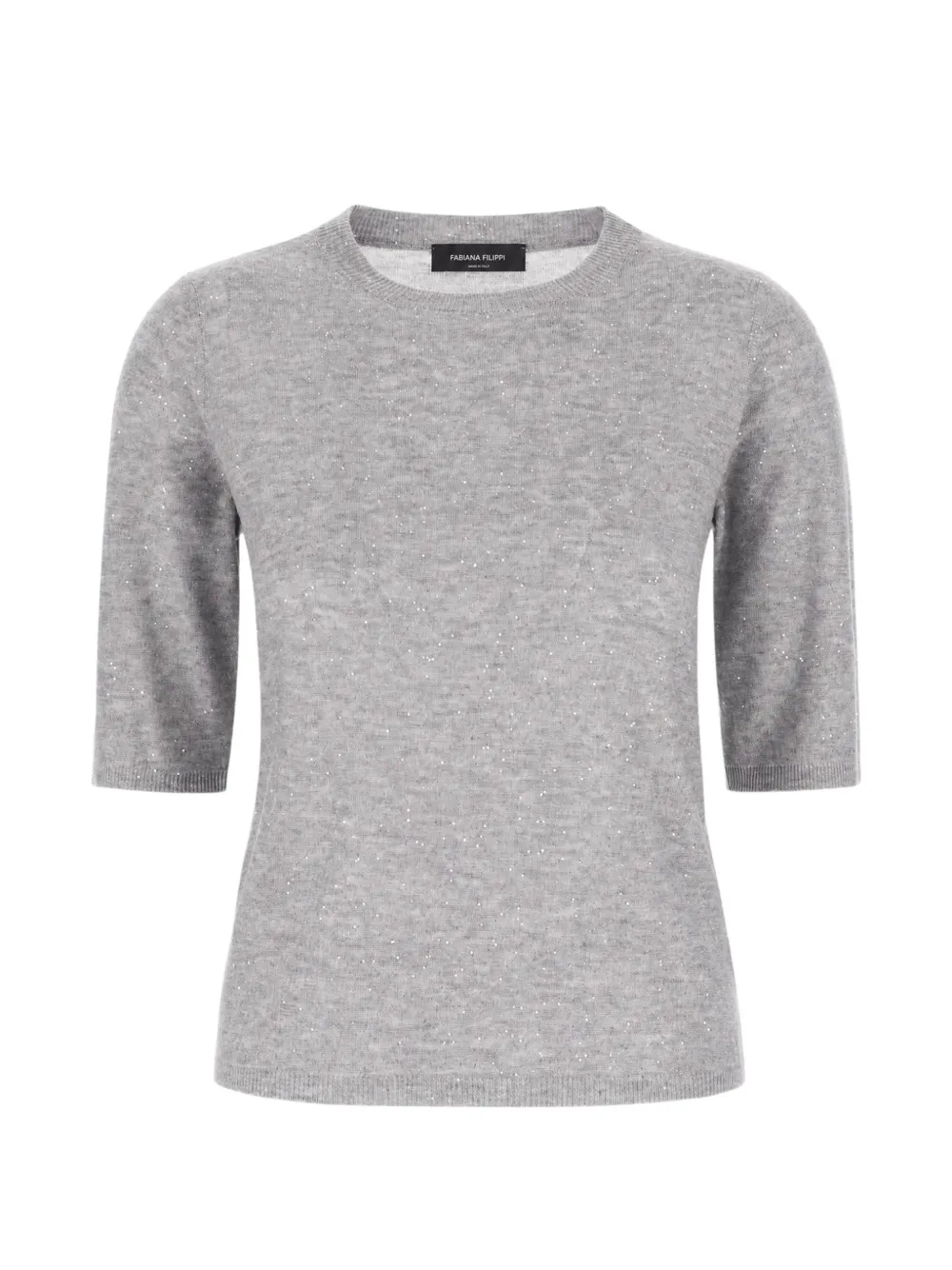 Fabiana Filippi short-sleeve sweater - Grau